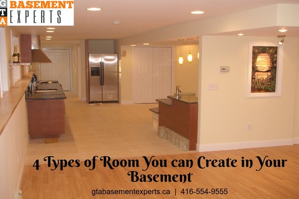 4 Types of Room You can Create in Your Basement