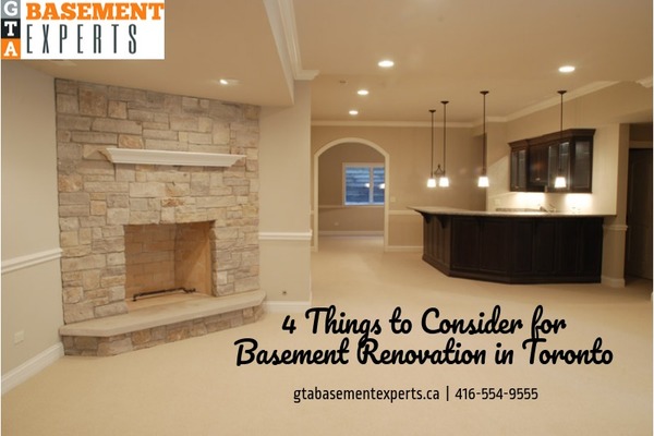 4 Things to Consider for Basement Renovation in Toronto