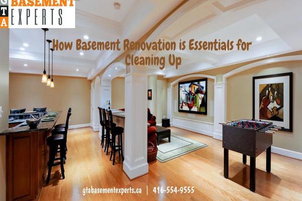 How Basement Renovation is Essentials for Cleaning Up